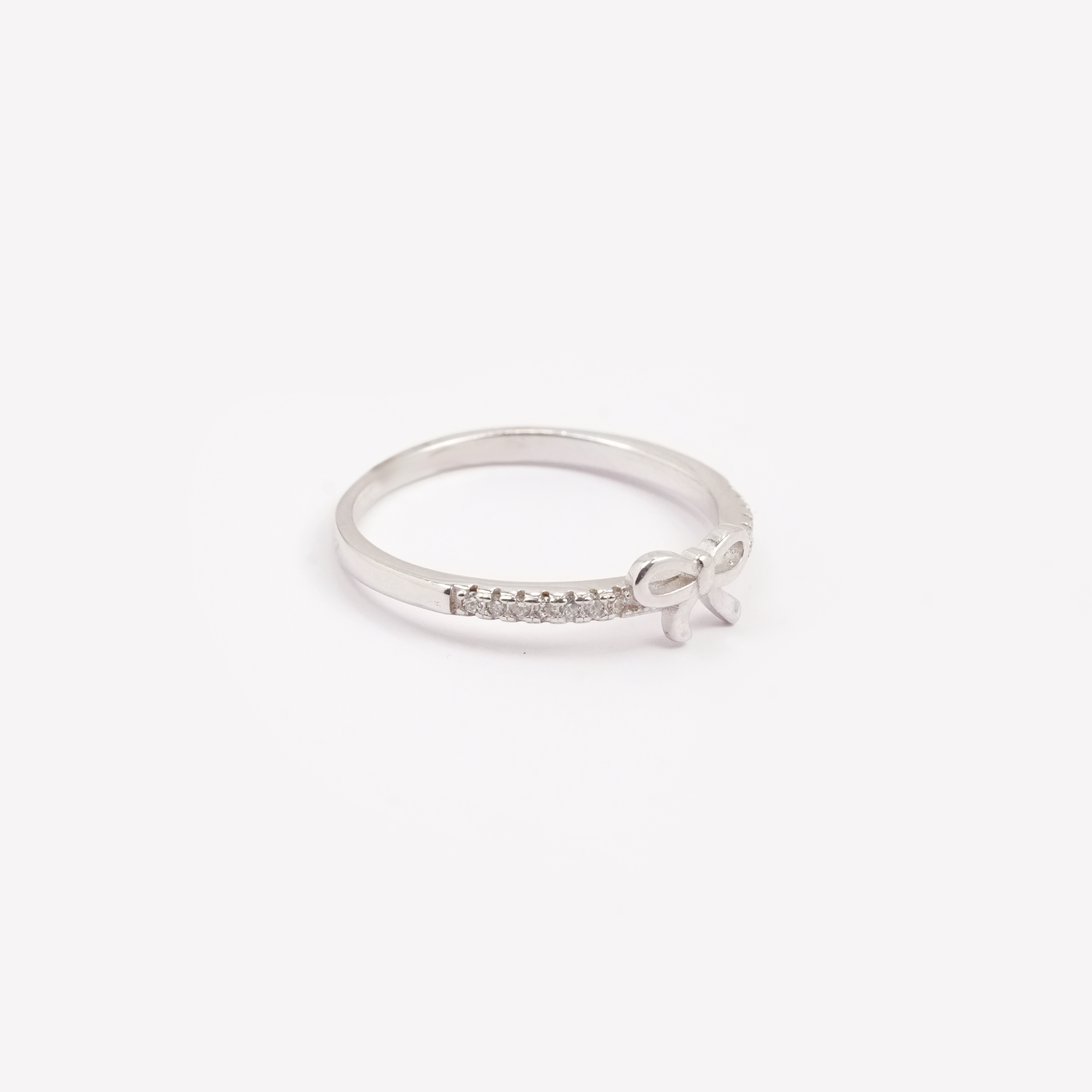 Minimal Bloom Silver Band