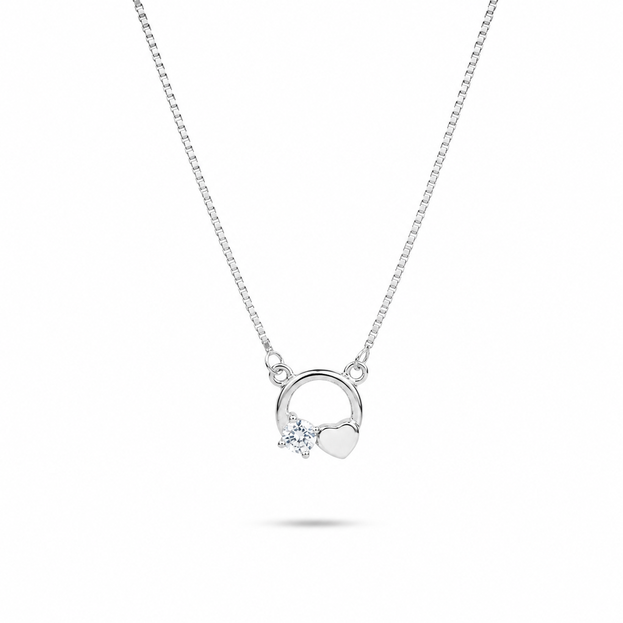 Eternal Love Silver Necklace