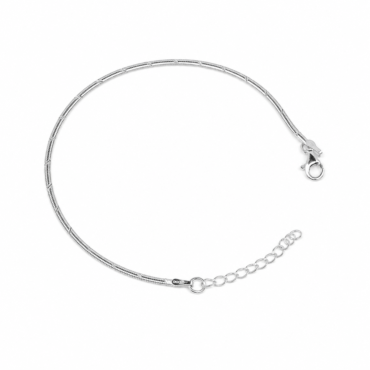 Snake Chain Silver Bracelet