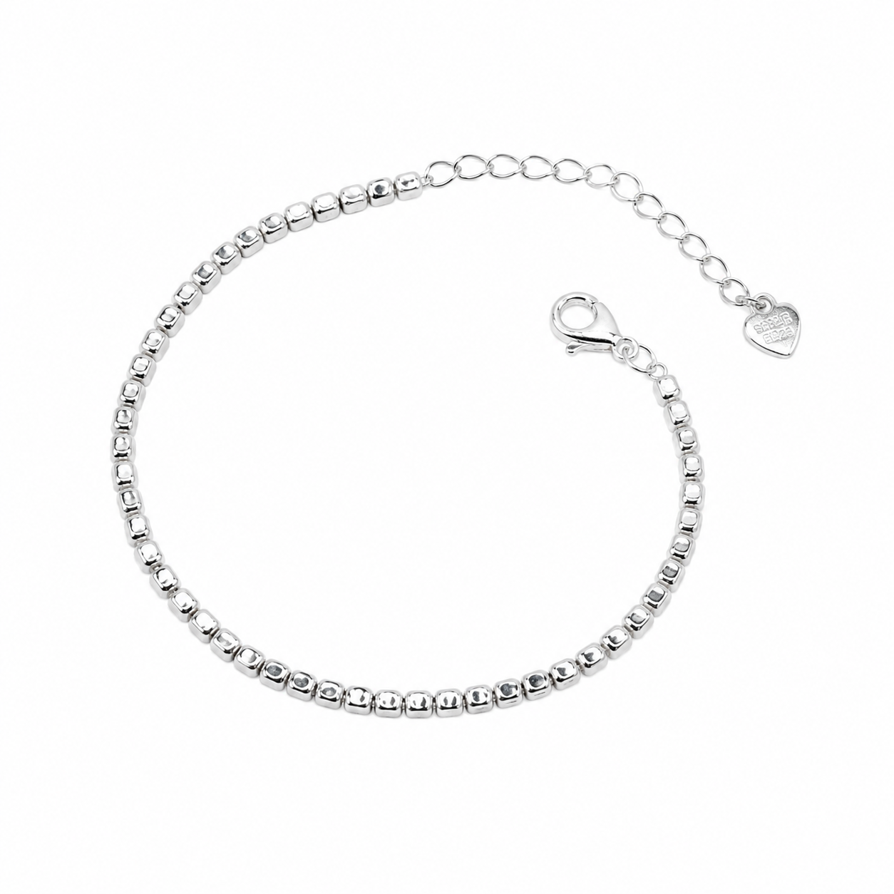 Classic Silver Tennis Bracelet