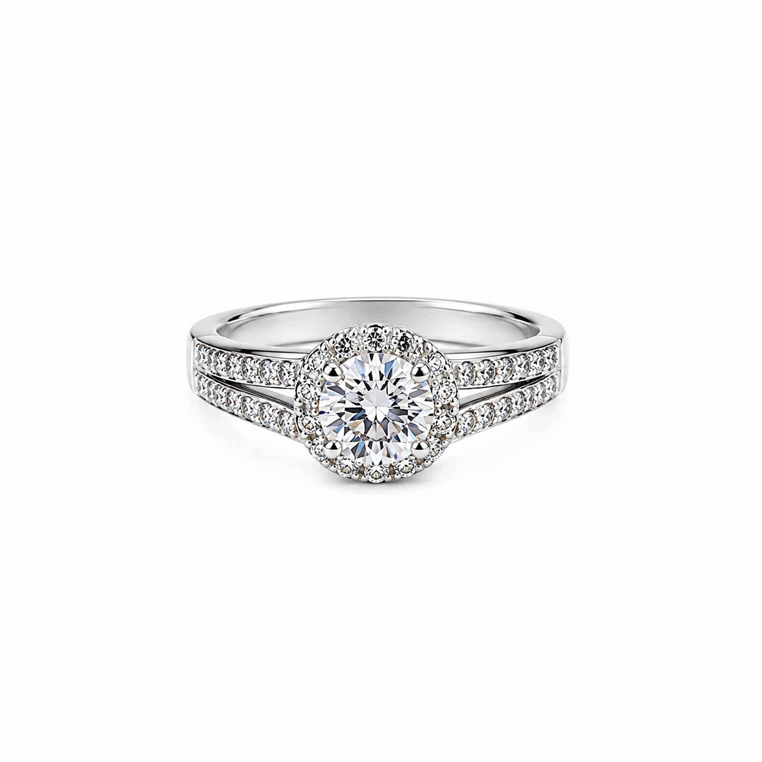 Solitaire Silver Ring