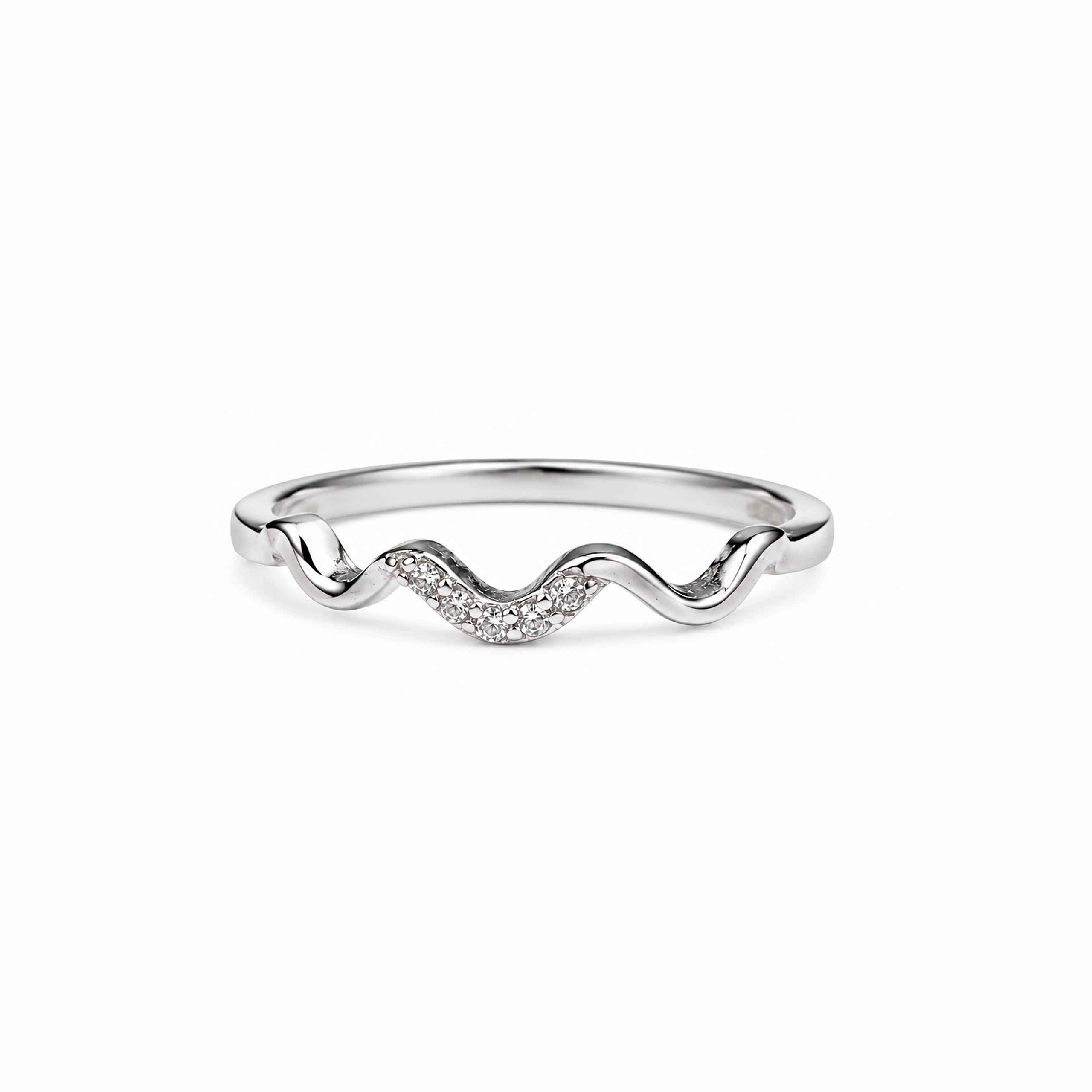 Wave Silver Ring
