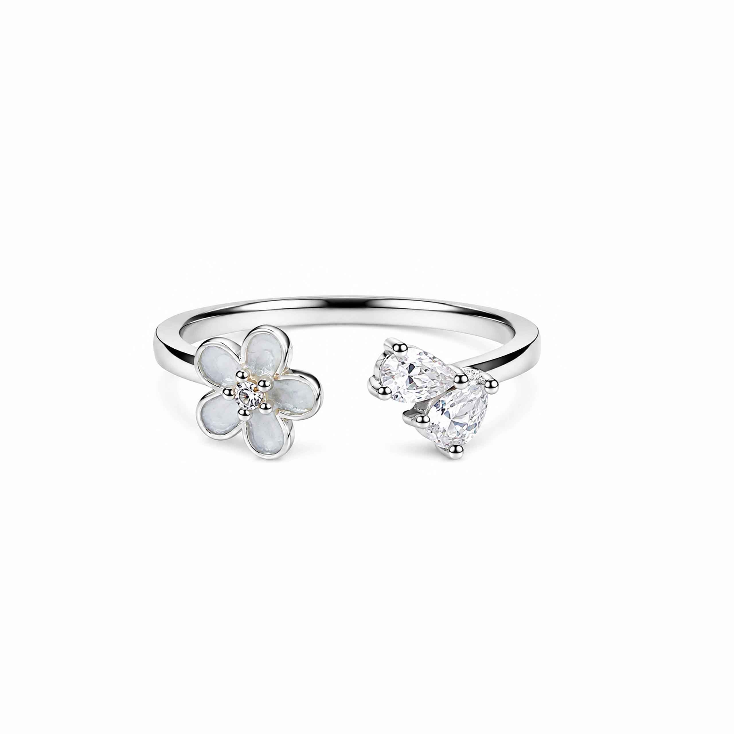 Daisy Silver Ring