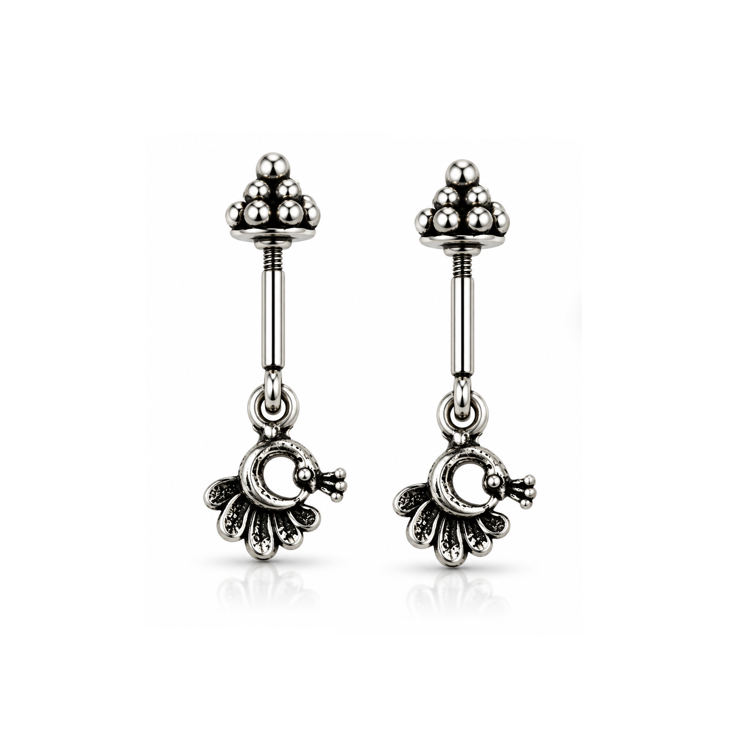 Floral Drop Earrings