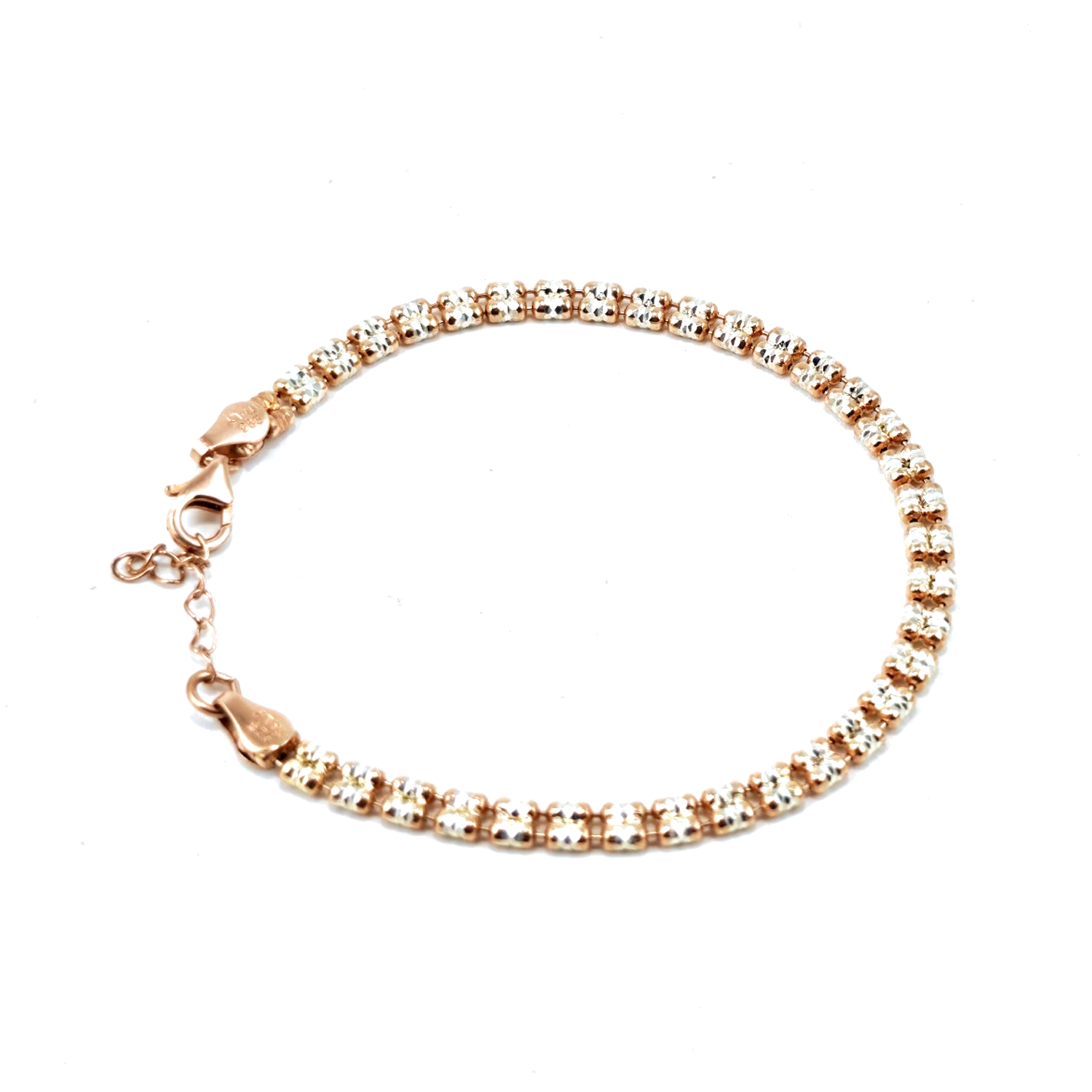 Classic Crystal Line Silver Bracelet